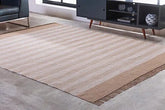Tapete Retangular Dupla Face Bege Cód. 5391 / 0,60m X 0,90m